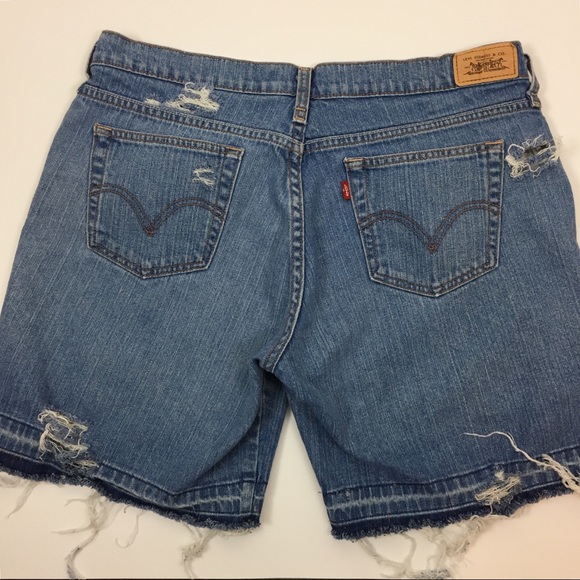 Levi's | Shorts | Levis 73 High Rise Mom Jeans Cut Off Shorts 14 | Poshmark